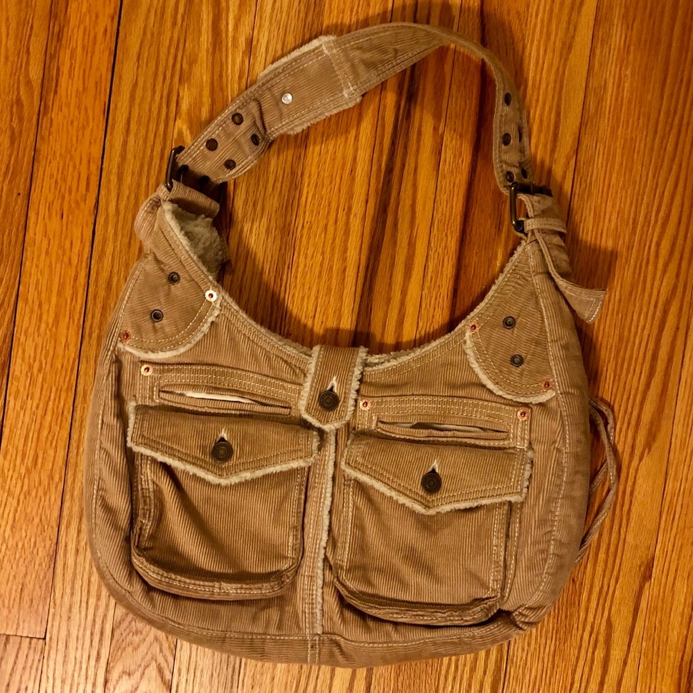 Gap Tan Corduroy Handbag
